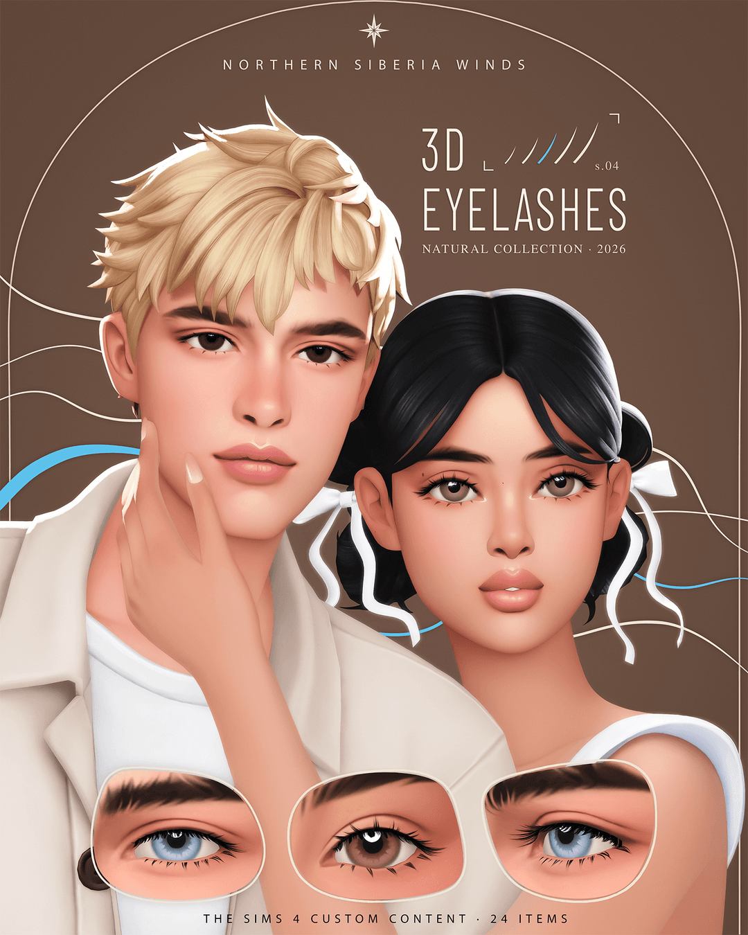 Ресницы Natural 3D eyelashes collection